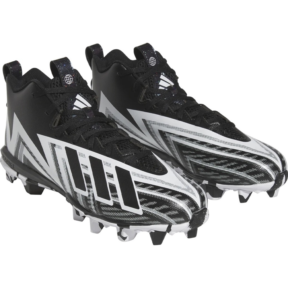Adidas MEN'S FREAK SPARK MD 23 INLINE‎ football Cleats black and white size 8